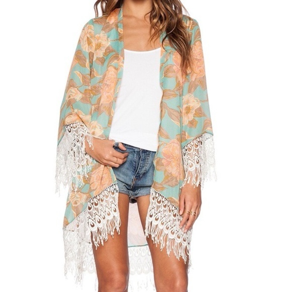 Show Me Your Mumu Metzler kimono in Miss Magnolia